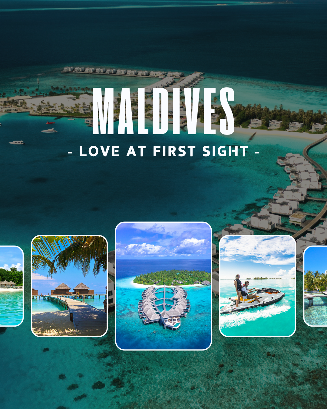 brown and white modern dubai tour and travel promotion instagram post